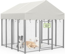 Durable Waterproof Outdoor Roof Cover for 10x10 Dog Kennels