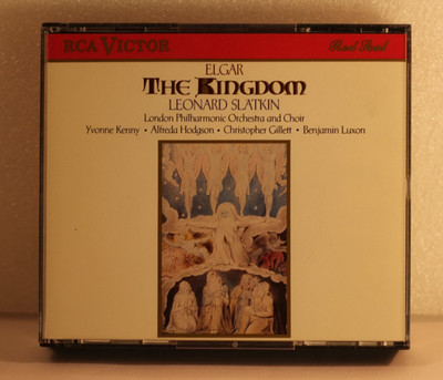 Elgar The Kingdom Op. 51 Slatkin London Phil Bach Handel Transcriptions RCA 2 CD