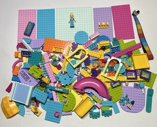 200 Lego Bricks Plates Slope Friends Accessories Girls Princess Pink Slide 630
