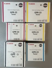 Genuine Canon GPR-23 Toner Set   C2550 C2880 C3380 C3580 B/Y/C/M New