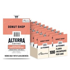 Flavia Alterra Donut Shop Coffee Freshpacks works only with Flavia Brewers, M...