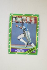 1986 TOPPS FOOTBALL #205 DARYL TURNER. SEATTLE SEAHAWKS. NM