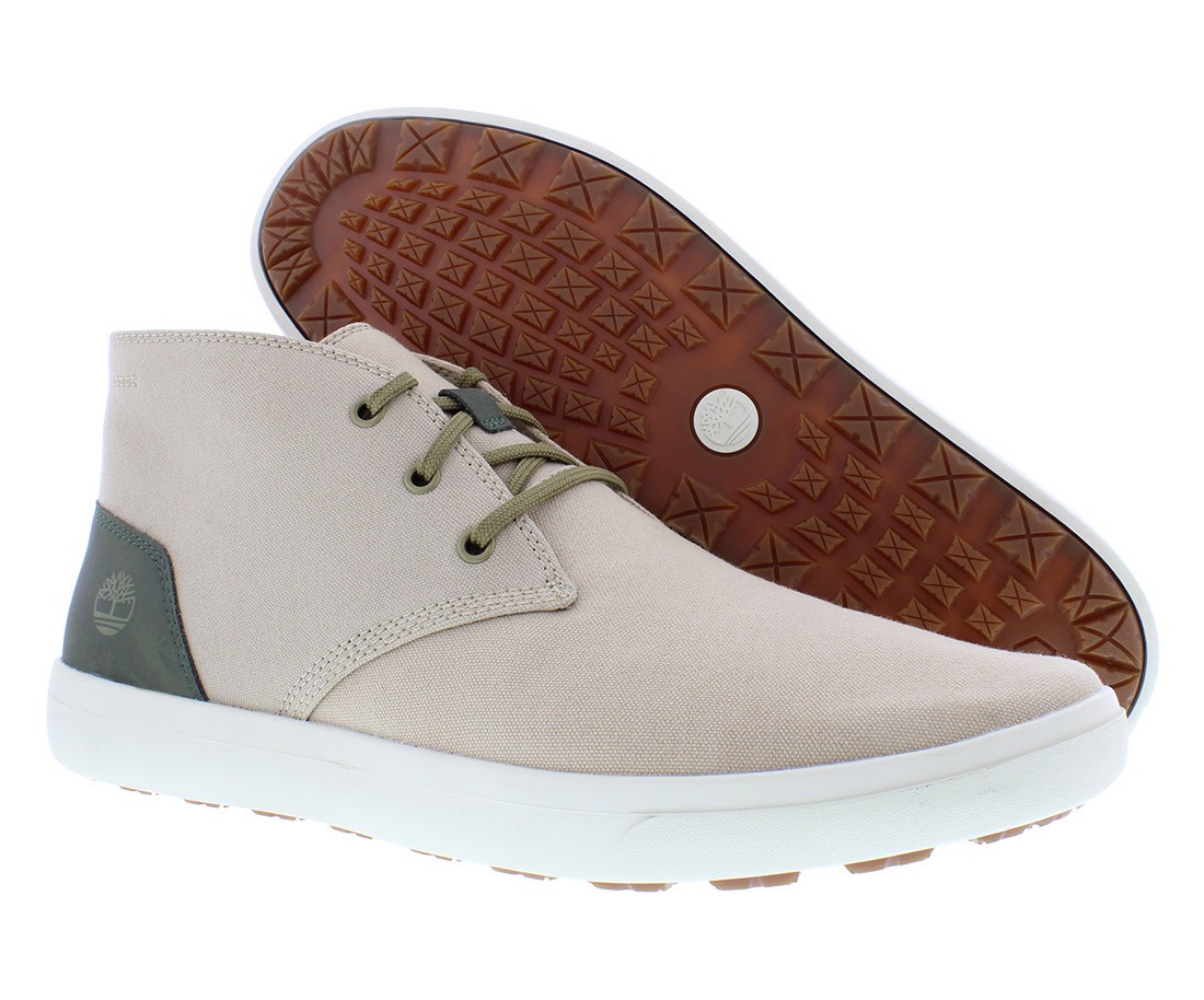 Timberland Ashwood Park Ek Chukka Mens Shoes Size 13 Color Light Beige Canvas 17590₽