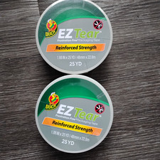 2 Duck  242708 EZ Tear Reinforced Clear Packing Tape -1.88 in. x 25 yd.