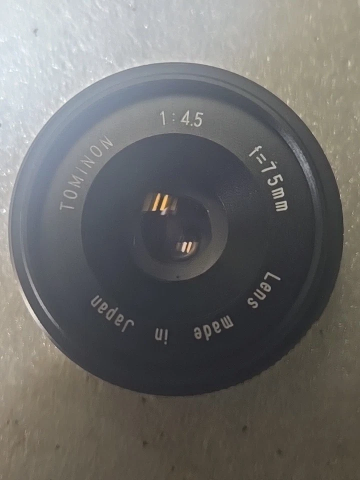 Lente Tominon f4.5 75 mm 1:4.5 f=75 mm hecha en Japón. Envío gratis  Foto 2 de 3