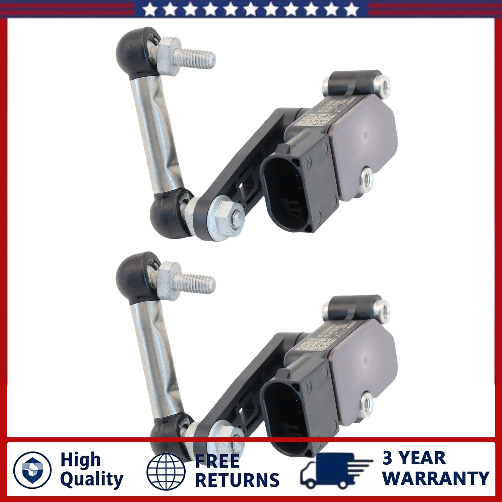 Fits Maserati Levante 3.0L V6 Rear Left&Right Vehicle Height Sensor 670037527 US