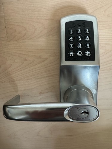 KEYINCODE KIC-5510IC-WS Wi-Fi Smart Lock Cylindrical Latch Lock SFIC Prepped