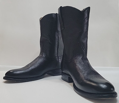 Alvies The Manchaca-Closing Down The Bar DeerSkin Cowboy Boots Sizes 10DE - EUC