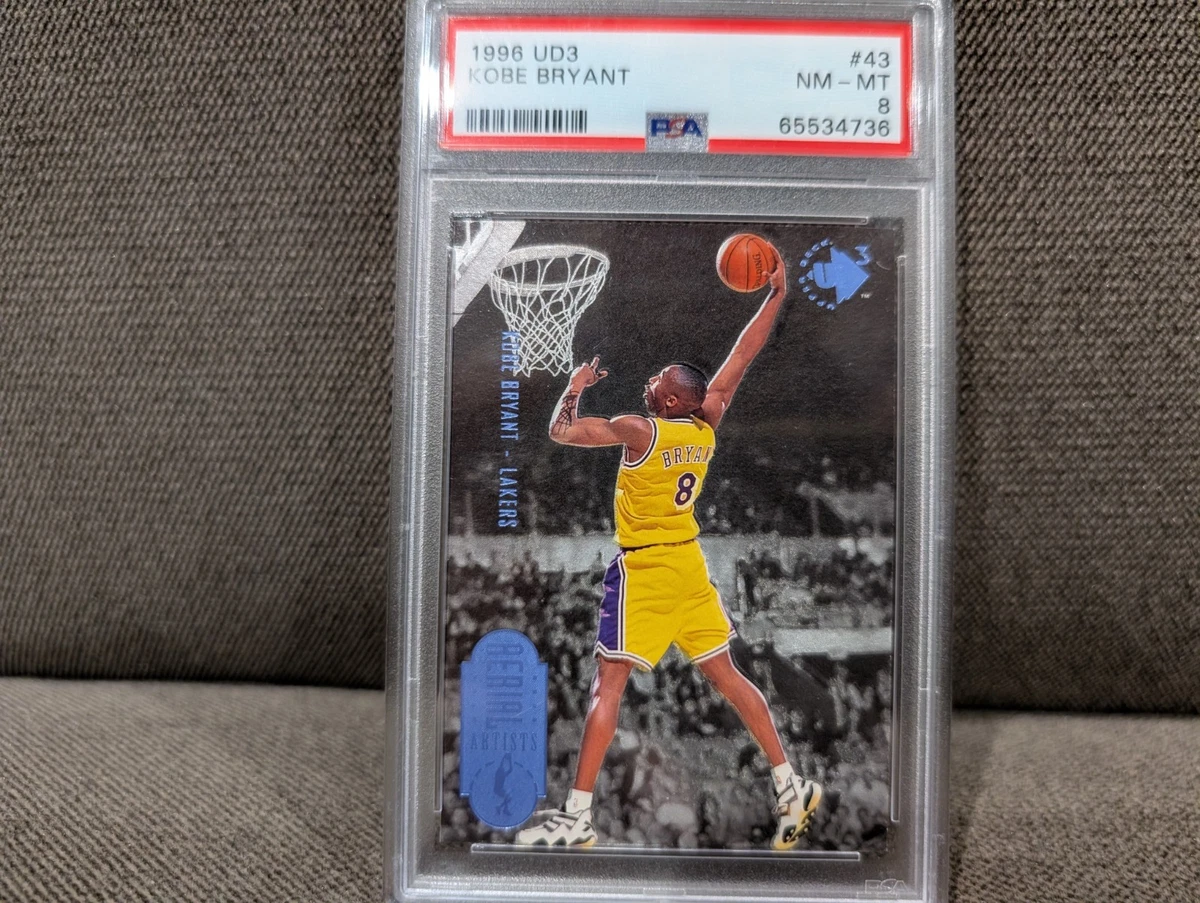 25+ Kobe Bryant Basketball Grade 8 Rookie Sports Trading Cards