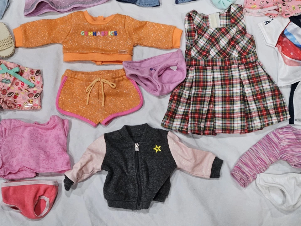 Lote 130 piezas Ropa Muñeca American Girl Zapatos Accesorios Pleasant Company Foto 3 de 4