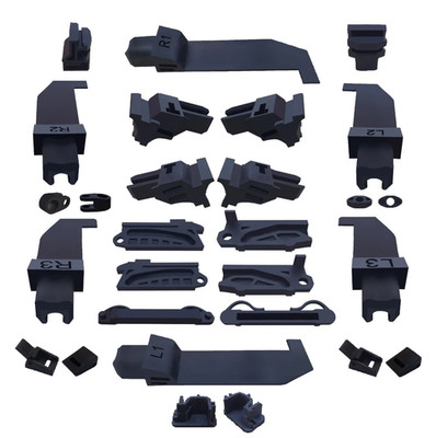 Complete Repair Kit For Fiat 500 Cabrio 500C 500 C- 28 Pcs Binario Tettuccio