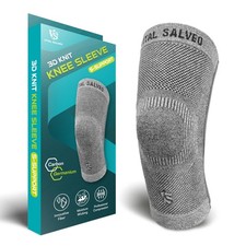 Vital Salveo - S-Support Compression Knee Sleeve 1PC - Light Grey / XXL