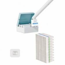 Disposable Toilet Brush Refill Pre-Loaded Disposable Cleaning Head Single-Use