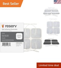 Universal Compatibility 2" x 2" TENS Unit Pads - Reusable  Doctor Recommended