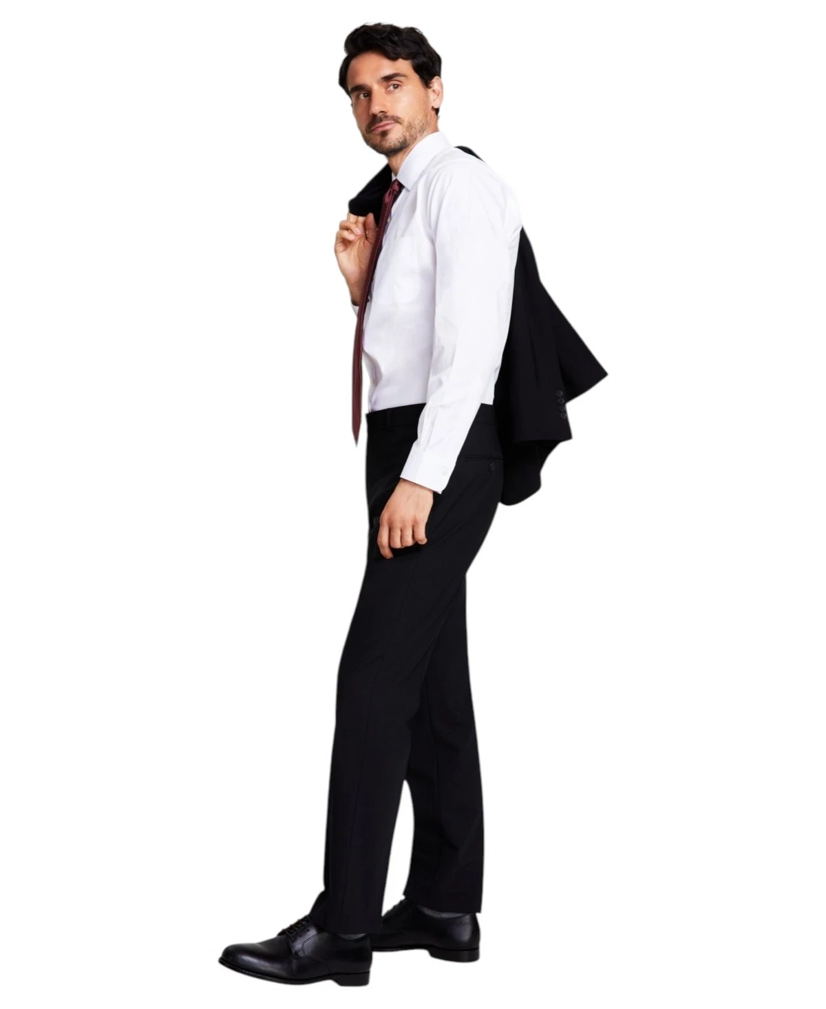 Brooks Brothers Mens Classic fit Dress Pants 40 / 30 Black Solid