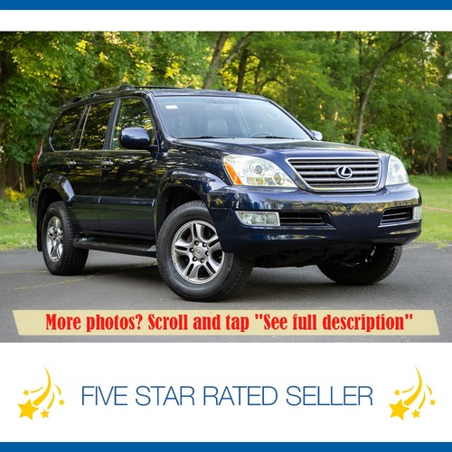 2008 Lexus GX 470 470 139k Serviced 3rd Row Navi Rearview Cam CARFAX WE SHIP