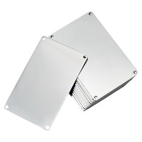 12 StüCk Gravurrohlinge Aus Edelstahl 304, 8,6 X 5,3 Cm, Rechteckige Rohlin9477