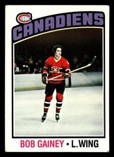 1976-77 Topps Bob Gainey (HOF) #44 - Montreal Canadiens - VG