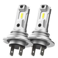 2x AUXITO H7 Super Bright LED Headlight Bulbs Kit High Low Beam 6500K White