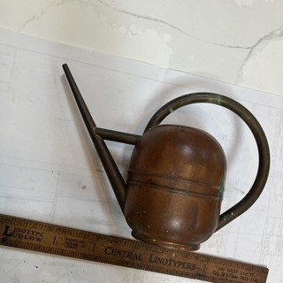 Ruth Gerth Designed Art Deco Copper And Brass Watering Can Signed By Chase