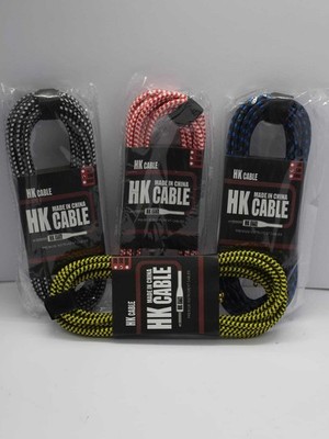 HK Cable 5M Guitar Leads 1/4 inch 6.5 mm mono phono jack (New)