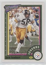 2022 Panini Classics Legends Red Back 50/99 Jack Lambert #113 HOF 0u7i