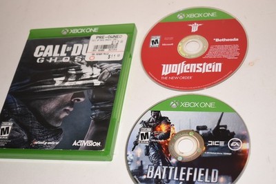 2 Lot Microsoft Xbox One - Call of Duty: Ghosts & Wolfenstein New Order