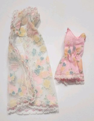 SINDY 11'' PEDIGREE PLEASANT DREAMS OUTFIT DRESS ROBE PAJAMAS BARBIE DOLL CLOTHES