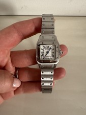 Cartier Santos Silver Women's Watch - 1565