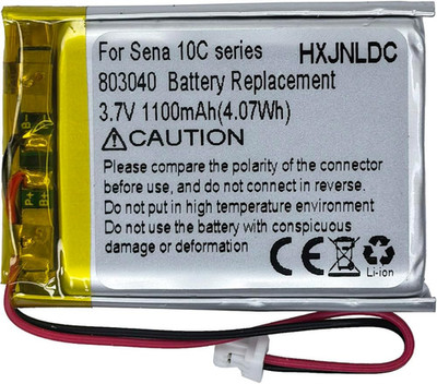 803040 3.7V 1100Mah Lithium Ion Battery Replacement for Sena 10C and Sena 10C Pr