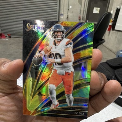 Panini 2025 Select Football Bo Nix Denver Broncos Club Level #211 TIE-DYE