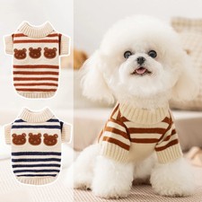 Warm Pet Dog Sweater Winter Dog Clothes for Small Medium Dogs Knitted Puppy Cat