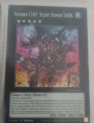 Number C101: Silent Honor DARK LED9-EN010 Legendary Duelists: Duels from the...