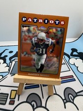 2008 Topps Chrome #TC74 Randy Moss Copper Refractors #347/425 Patriots