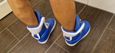 Blau Weiß High Top Sneakers, Selten.
