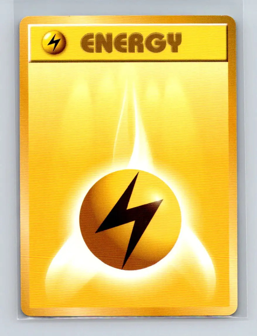 Lightning Energy Japanese Pokemon Card Base Set WOTC 1996 NM/LP