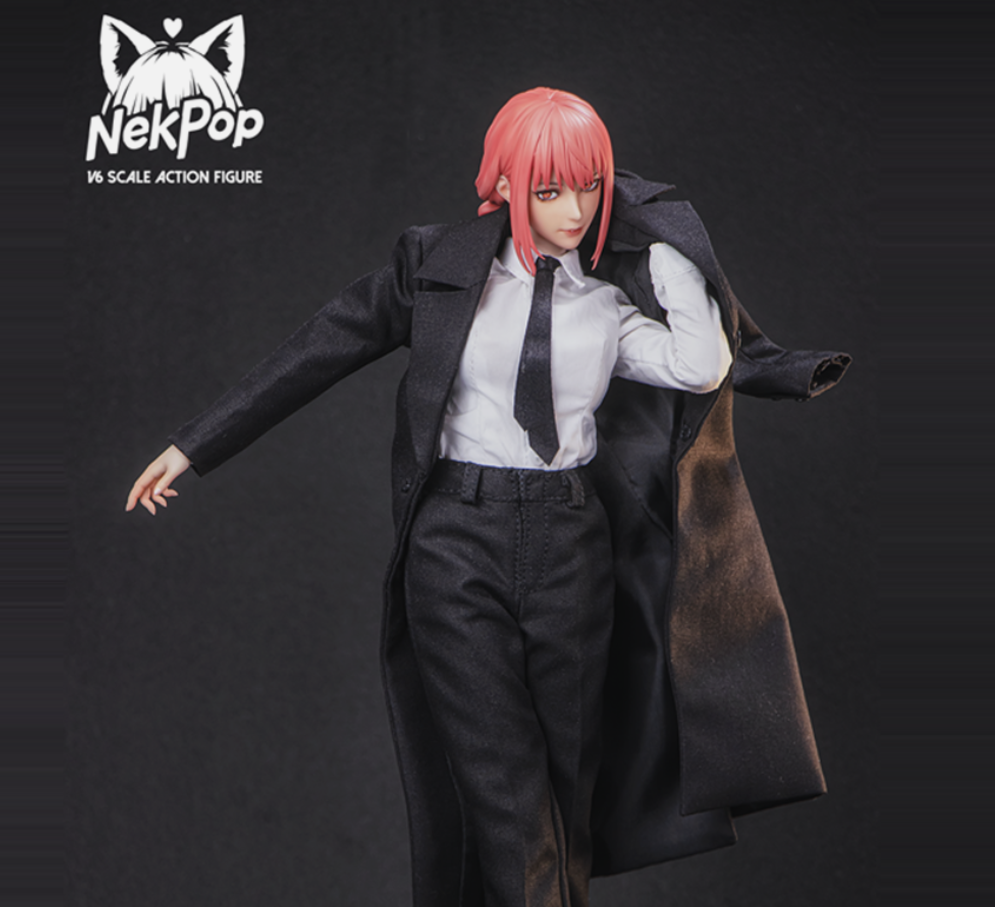 NekPop チェンソーマン マキマ 1/6スケール アクションフィギュア NekPop Studio Chainsaw Man Makima Action Figure Model IN STOCK 1/6