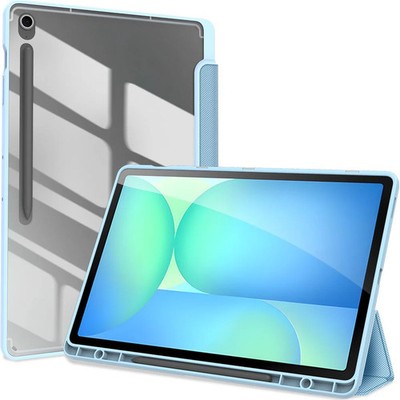 Hülle mit Klappe für Galaxy Tab S10 FE Plus Dux Ducis Case Cover Etui Blau