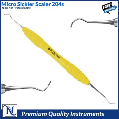 New Dental 204s Sickle Scalers,German SS, High Quality Dental Instruments CE