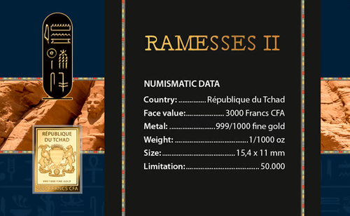Egyptian Pharaohs collection 1/1000 Oz .999 Gold 5 coin cards in Album - Picture 5 of 13