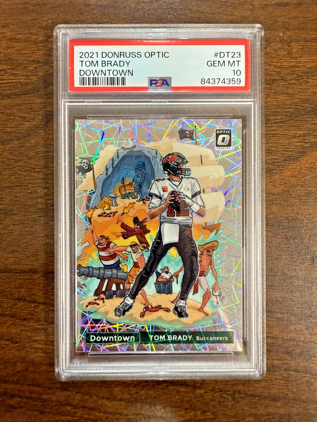 2021 PANINI DONRUSS OPTIC DOWNTOWN #DT23 TOM BRADY DOWNTOWN