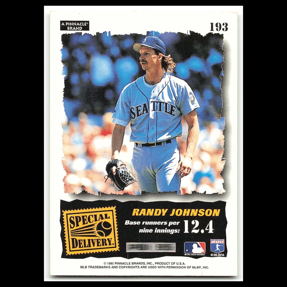 Randy Johnson #193 1995 Score Summit Seattle Mariners Baseball Card MLB NM - Image 2 of 3
