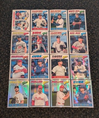 2026 Topps HERITAGE CHROME & CHROME REFRACTOR ~ You Pick & Complete Your Set
