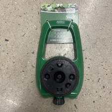 Expert Gardener 8-Pattern, Adjustable Area Sprinkler with Weighted Metal Base