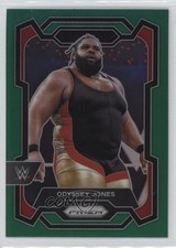 2024 Panini Prizm WWE Green Prizm Odyssey Jones #103 1b9b