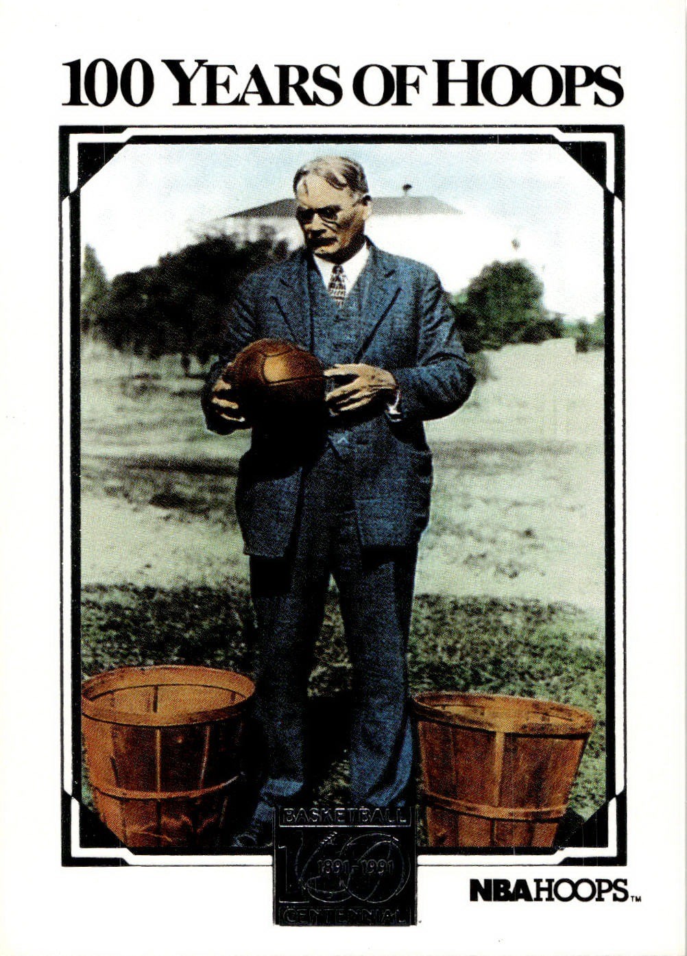 1991-92 Hoops #CC1 James Naismith 100 YEARS OF HOOPS