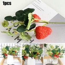 Fake Strawberry Bouquet Bouquets Decoration Fake Fruit Flowers Realistic
