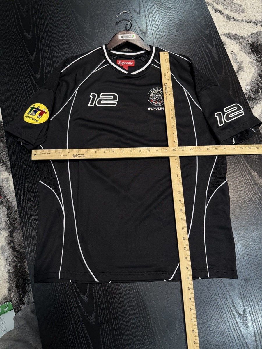 Supreme PIPING SOCCER JERSEY FW25 Size Medium Brand New Authentic