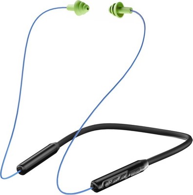 MIPEACE Bluetooth Earplug Headphones, Neckband Wireless Earbuds Green 