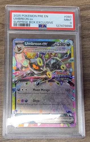 Umbreon ex 060 stamped PSA 9 card - Pokemon - Surprise box exclusive promo